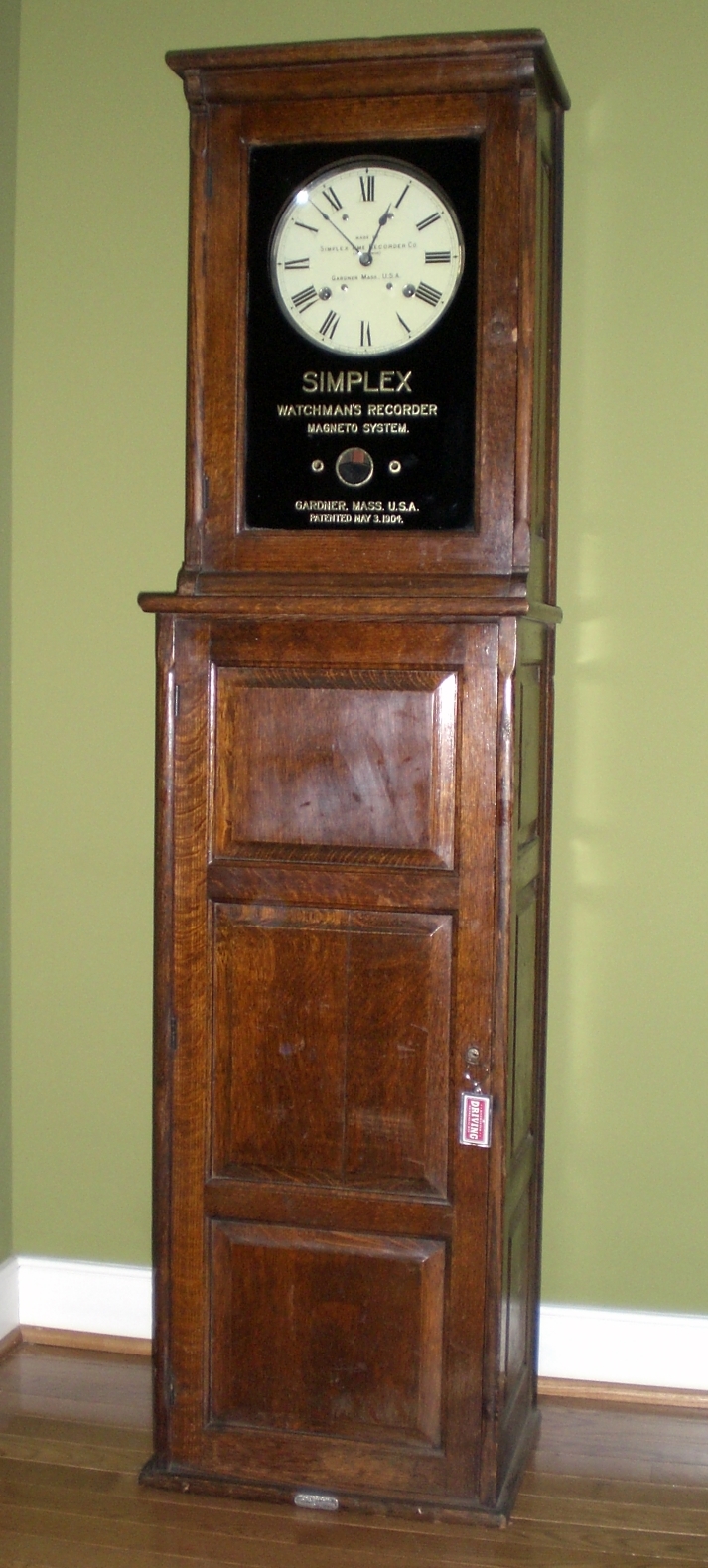 Simplex Watchman's Clock
