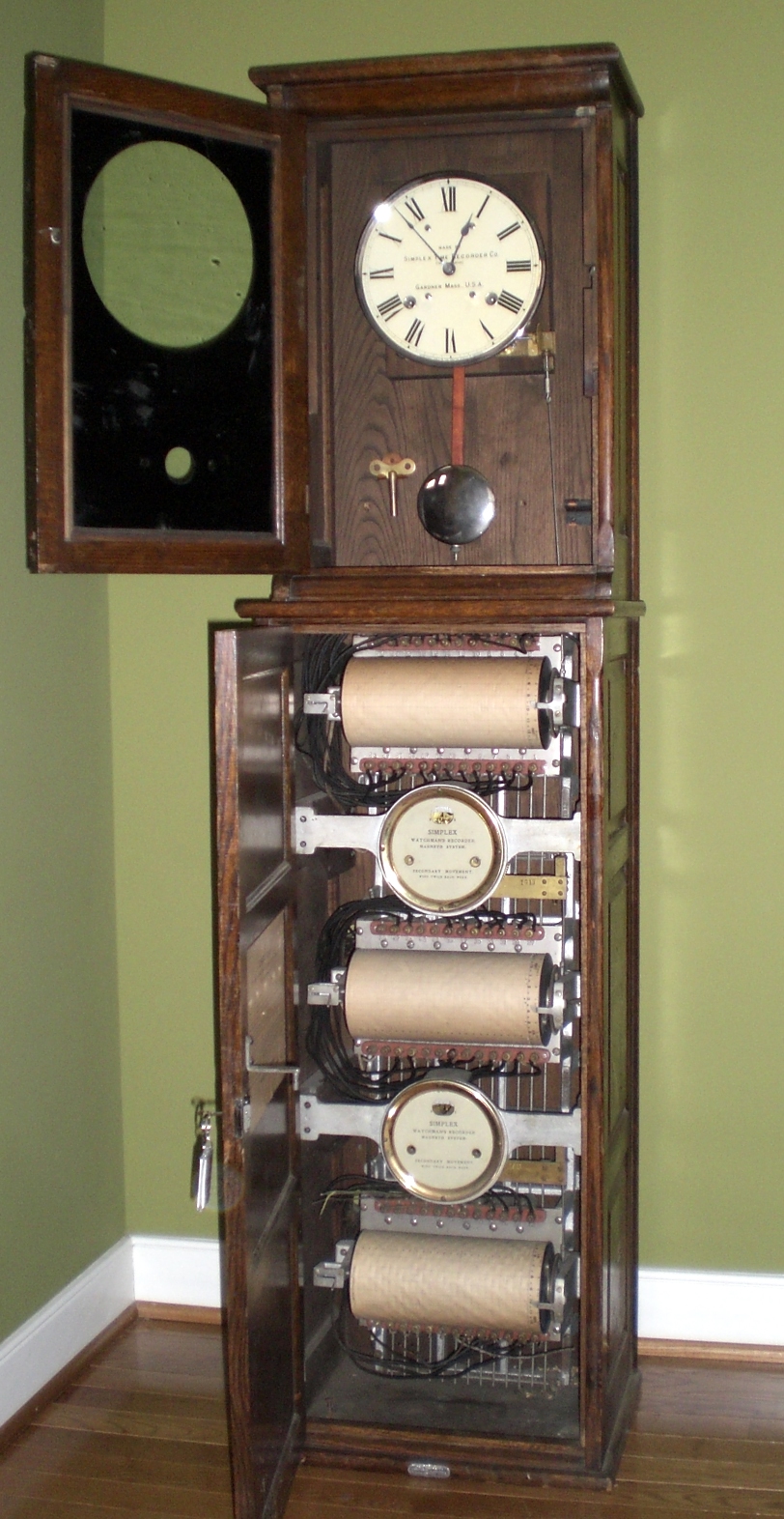 Simplex Watchman's Clock