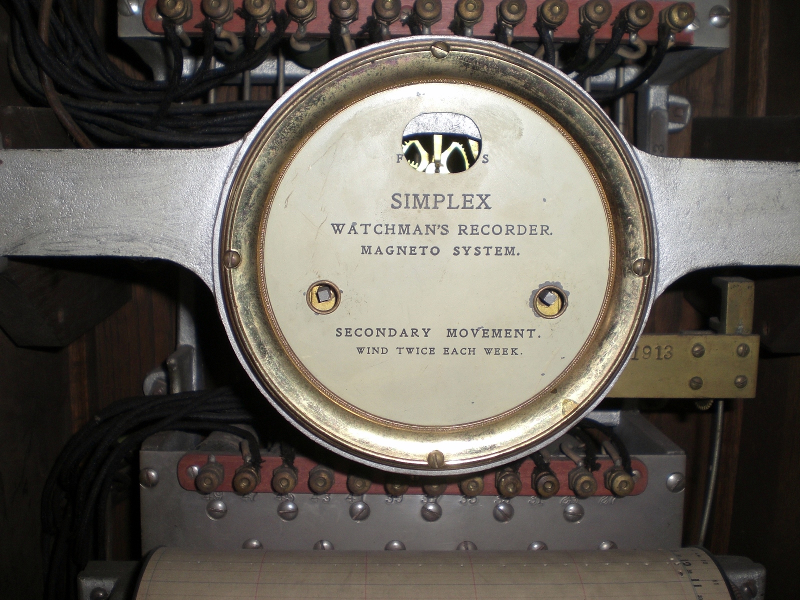 Simplex Watchman's Clock